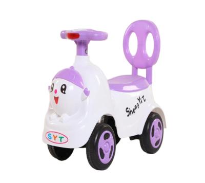 China Ride on Toy Factory hot sale cartoon design childre car baby play ride on car with music and light for sale