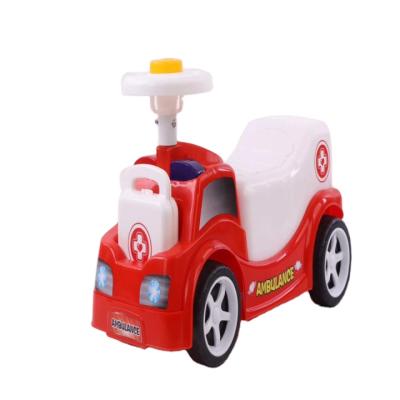 China Ride On Toy Ambulance Kids Play Toy Car Baby Play Ride On Car With Toys & Music & Light for sale