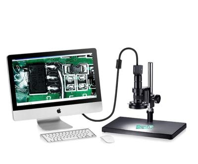 China Alloy HD 5 MP 250-2000X Compound USB Stereo Industrial Electron Digital Microscopio With Measurement Software LED for sale