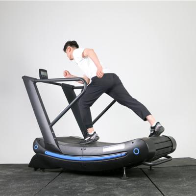 China Factory direct and home fitness air low noise self-generating self-generating air runner curved treadmill for sale