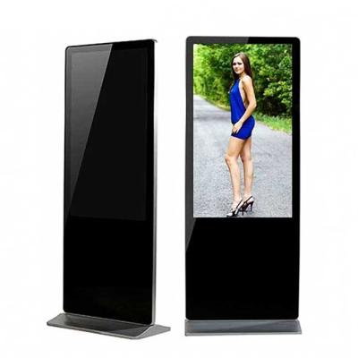 China 55 Inch Indoor Touch Screen Advertising Floor Standing Kiosk Digital Signage for sale