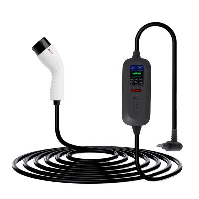 China BR 220V Electric Car 16A New Energy Portable Standard Home / Multi-Purpose Vehicle 3.5kw Charging Gun EV Charger for sale