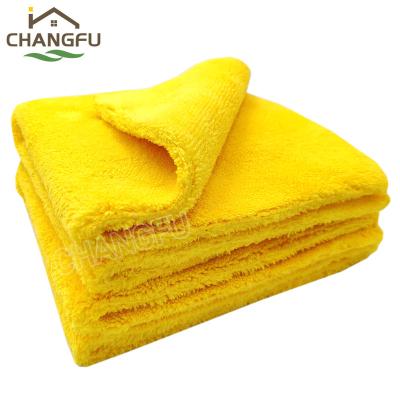 China Changfu Coral Velvet Cleaning Cloth Coral Fleece QUICK DRY Towel for sale