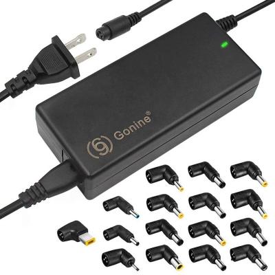 China Gonine 90W Universal Laptop AC Laptop Charger, 15V 16V 18.5V 19V 19.5V 20V Power Adapter for ASUS HP Dell Sony Notebook with 16 DC Jack for sale