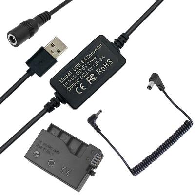 China For Canon DR-E8 Dummy Camera Battery with DC Power Bank USB Adapter Cable LP-E8 Replacement for Canon EOS 550D 600D 650D 700D DSLR Cameras for sale