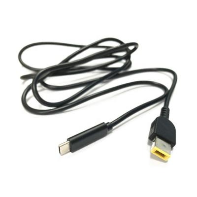 China COMPUTER Black 1.5m Power Cord Type C USB Cable PD Adapter to DC Converter for Laptop for sale