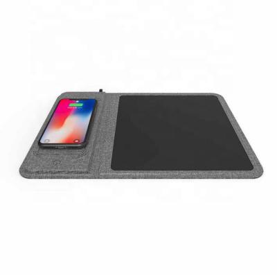 China Cell Phone Qi Wireless Fast Charging 10w Mouse Pad with Digital Notebook for iPhone 11,11 pro, 11 pro max, XR, 8, Samsung Galaxy S10/S9, Note 10 for sale