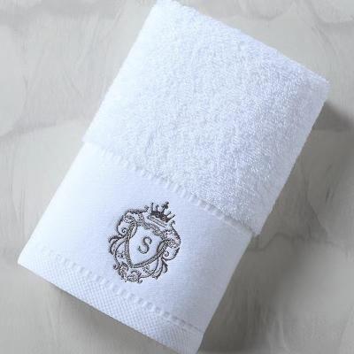 China Wholesale Custom Made Child Safe Luxury High Quality Hand Face Bath Towel Set White 100% Cotton Hotel Towel For Hotel for sale