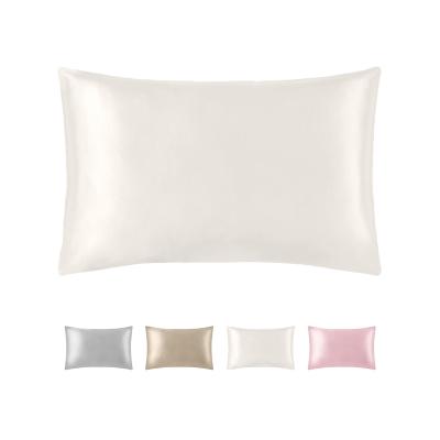 China Customizable Pure 100% 19mm Mulberry Silk Cooling Pillow Case For Hair And Skin for sale