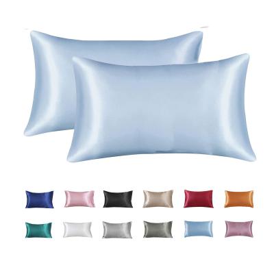 China Wholesale High Quality Anti-static Closure Satin Envelope Standard Size Silk Pillowcase for sale