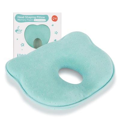 China Memory Baby Pillow Memory Foam Head And Neck Support 3D Newborn Baby Pillow For Infant for sale