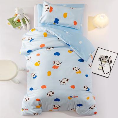 China Nondisposable Kids Baby Bedding Set For Standard Kindergarten Bedding Sets 100% Cotton 60s Three Piece Set for sale