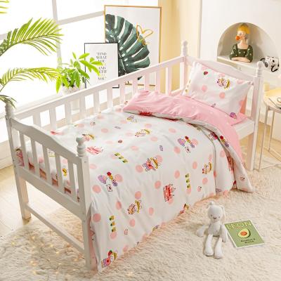 China Nondisposable Kids And Baby Cartoon Bedding 100% Animal Class A Grade Cotton 3 Piece Comforter Set for sale