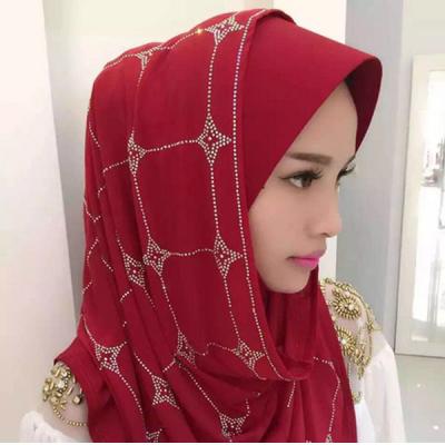 China Islamic Hijab Scarf 2021 Style Pattern Scarf Muslims Middle East Women Islamic Hijab Scarf for sale