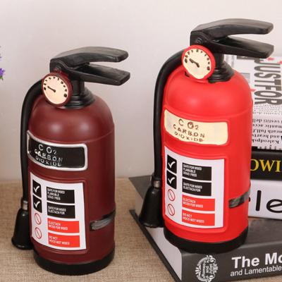 China Save 2021 European Simulation Money Resin Fire Extinguisher Coin Piggy Bank Saving Piggy Bank Boys And Girls Invent Bank Coin Box Children Gift The Handsome for sale