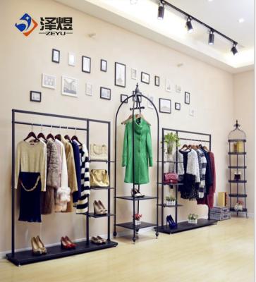 China Eco-friendly Store Floor Rack Clothes Display Rack For Sale for sale