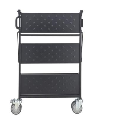 China Master Grade Black 3-Shelf Eco-Friendly Folding Cart -34