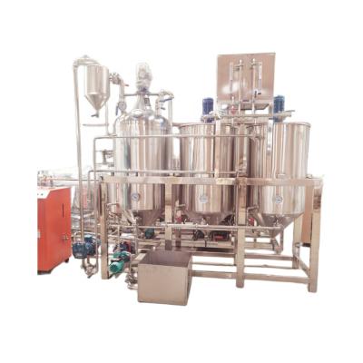 China High Efficiency Low Cost Sunflower Oil Refining Machine for sale