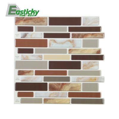 China Modern Home Removable Waterproof Wall Tile Self Adhesive Wall Sticker Decor Peel and Stick Tiles for sale