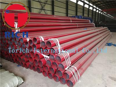 China Round Erw Q235 Welded Steel Tube , Black Painted Erw Steel Pipe Gb/t9711-2011 Psl1 for sale