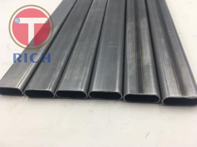 Κίνα Q235 25*10*1mm ενωμένη στενά επίπεδη ωοειδής σωλήνωση χάλυβα για τον ελαφρύ εξοπλισμό Workout προς πώληση