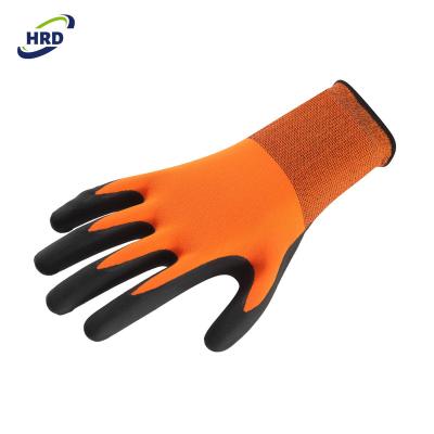 China Miro Foam Nitrile Coated Nylon Soft Flexible Liner Farm Garden Work Gloves for sale