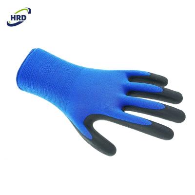 China Hot Sale Miro Foam Nitrile Coated Nylon Maxiflex Lumberjack Safety Garden Work Gloves Soft And Felxible for sale