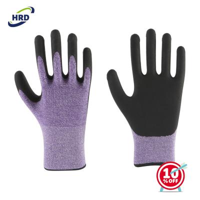 China Soft and felxible in Top Selling Technology Micro-foam Nitrile Dipped Grip Maxiflex Work Gloves for sale