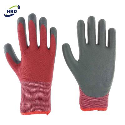 China China soft and felxible double liner foam PPE winter outdoor safety ntrile dipped thermal work gloves for sale