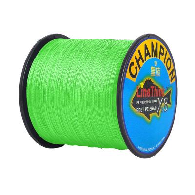 China GHAMPION LineThink Brand PE Fishing Line Sink Tip Float Marker Best Quality 8Strands/8Weave Multifilament Fishing Braid 1000M for sale