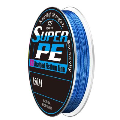 China Sink Tip Float Locator 150M X-GAN SUPER X8 PE BRAIDED FISHING LINE HIGH QUALITY PE BRAIDED for sale