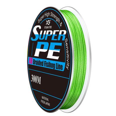 China Sink Tip Float Locator X8 BRAIDED 300M X-GAN SUPER HIGH QUALITY PE BRAIDED PE FISHING LINE for sale