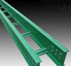 China Customizable Side Rail Height FRP/GRP Ladder Type Cable Tray Straight Cable Ladder for sale