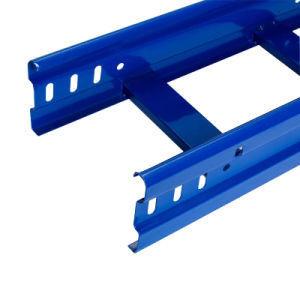 China Outdoor Ladder Type Cable Tray with Dustproof Cover and Carbon Steel Construction for sale