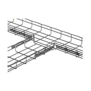 China WM-01 Carbon Steel Metal Wire Mesh Cable Tray voor op maat gemaakte elektrische netondersteuning Te koop