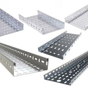 China Charge Free OEM Customized Size Perforated Cable Tray Stainless Steel C1-100X200 for sale