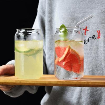 China New Style Heatable Modern Glass Around Box Shape Coke Unique Drink Juice Cocktail Glasses for sale