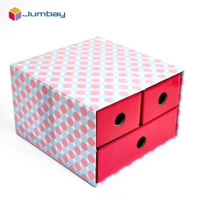 China Biodegradable Professional Custom Jewelry Gift Packaging Logo Cardboard Drawer Box Pink Paper Box for sale