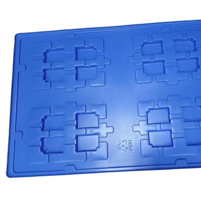 China Corrosion Resistance OEM HDPE Plastic Raw Material Thermoforming Tray Lid Covers Vacuum Formed Plastics 1280 New for sale