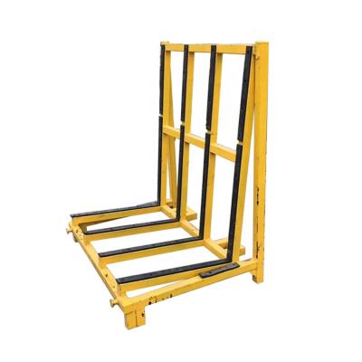 China Customized stackable and detachable transport rack stackable glass steel pallet for glass industry for sale