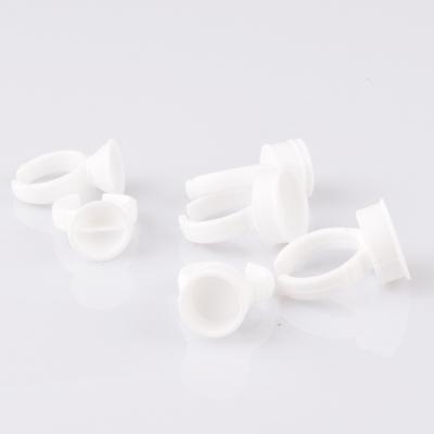 China High Quality Disposable Plastic Ink Ring Cup Permanent Makeup Eyelash Glue Ring Cup Permanent Makeup Tattoo for sale