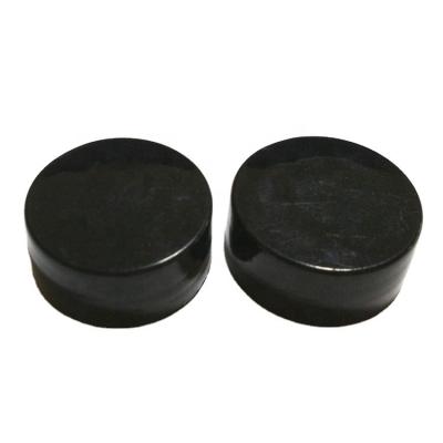 China Non Spill 24/400 , 24/410 Black PP Bottle Cap Plastic Foam Seal Screw Cap Lid For Bottle for sale