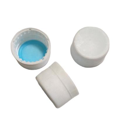 China Non Spill Evident 28mm PP Kid Bottle Proof Cap Tamper Proof White Color Plastic Screw Cap For Juice Bottle for sale