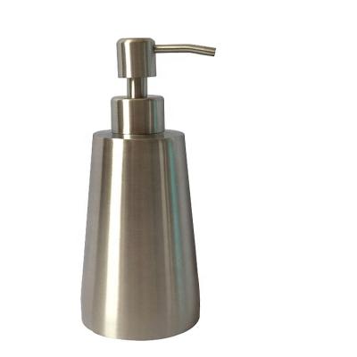 China Personal Care 48PCS/CARTON 350ml Stainless Steel Hand Soap Bottle Bathroom Metal Bottle Lotion Dispenser for sale