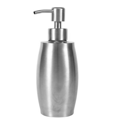 China 48PCS/CARTON Personal Care Stainless Steel Bathroom Shampoo Dispenser Bottle Metal Liquid Soap Bottle for sale