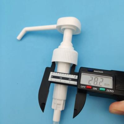 China Non Spill 28/410 Long Nozzle Plastic Dispenser Sprayer Pump for sale