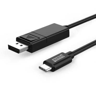 China Low Price Mobile Phone USB-C To DP 8K Cable Male To Male USB 3.1 Type C To DisplayPort Cable for sale