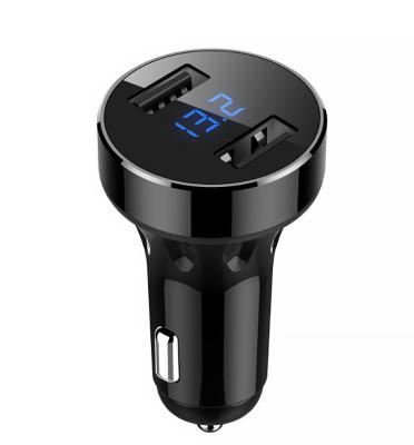 China High Quality Car Charger 2021 New Design In-car 5V4.8A Dual USB Ports 2.4A+2.4A Car Phone USB Charging Current Stability for sale