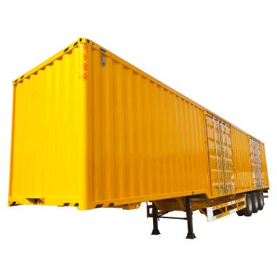 China Semi Truck Trailer 3axles 60ton Trailer Skeleton Frame Frame 20FT Frame Used 40FEET Container for sale