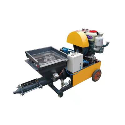 China zhengzheng Mini Cement Mortar Spraying Plaster Rubber Granule/Mortar Sidewalk Cement Wall Putty Spray Coating Machine High Quality for sale